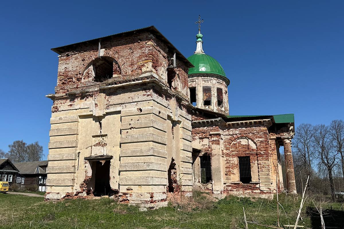фасады. Церковь Воскресения Христова, Кунганово (Торжокский район и г. Торжок, Тверская область)