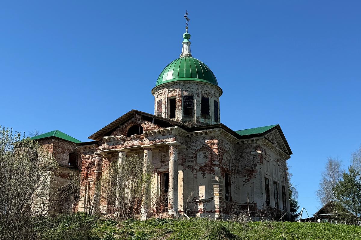 фасады. Церковь Воскресения Христова, Кунганово (Торжокский район и г. Торжок, Тверская область)