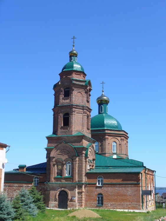 Нижний Услон. Церковь Сергия Радонежского. фасады, Вид с западной стороны