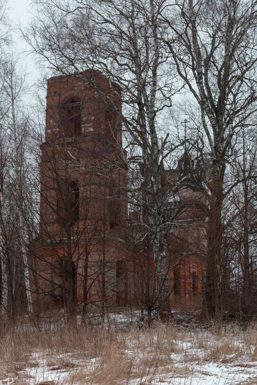 Берлюково. Церковь Казанской иконы Божией Матери. фасады