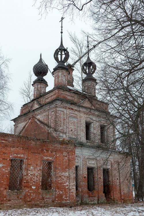 Церковь Казанской иконы Божией Матери, Берлюково (Гаврилов-Ямский район, Ярославская область). фасады