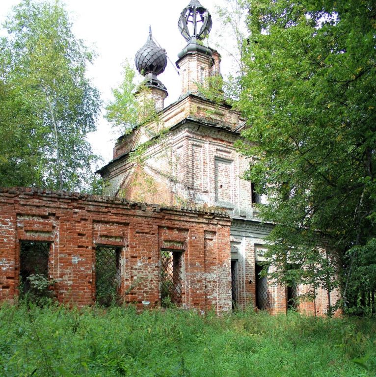 Церковь Казанской иконы Божией Матери, Берлюково (Гаврилов-Ямский район, Ярославская область). фасады