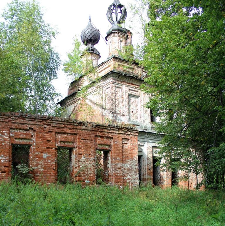 Берлюково. Церковь Казанской иконы Божией Матери. фасады