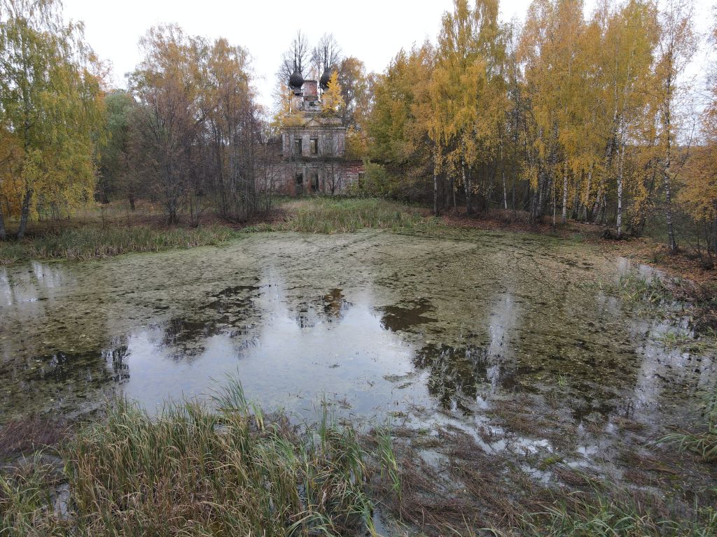 Берлюково. Церковь Казанской иконы Божией Матери. фасады