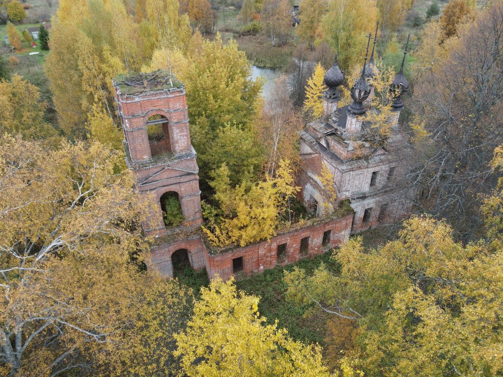 Церковь Казанской иконы Божией Матери, Берлюково (Гаврилов-Ямский район, Ярославская область). фасады