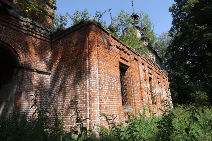 Берлюково. Церковь Казанской иконы Божией Матери. фасады