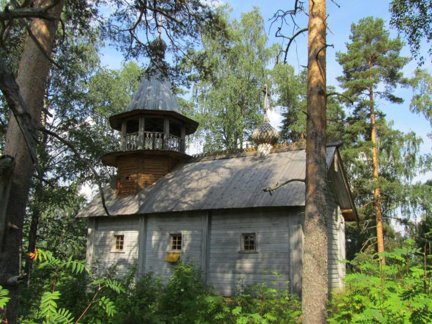 Часовня Вознесения Господня, Колгостров (Кондопожский район, Республика Карелия). фасады, южный фасад