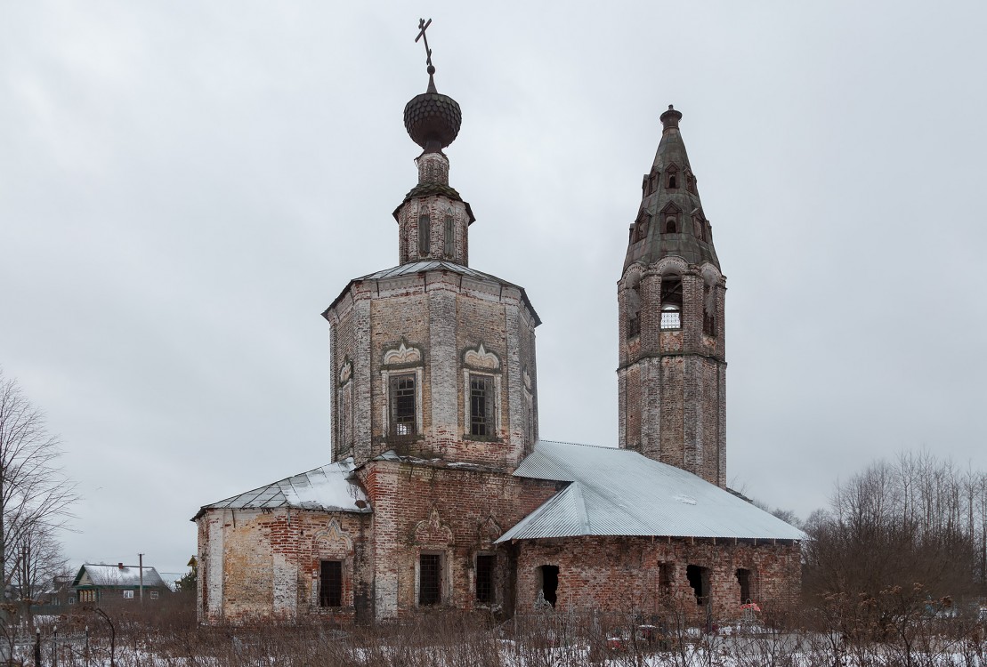 Церковь Владимирской иконы Божией Матери, Ильинское (Большесельский район, Ярославская область). фасады