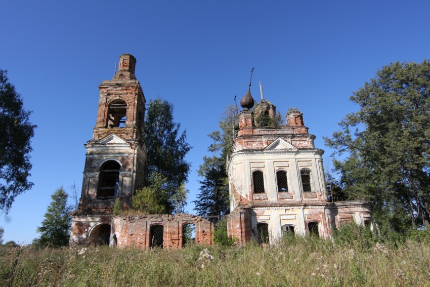 Церковь Петра и Павла, Борисовское, урочище (Борисоглебский район, Ярославская область). фасады