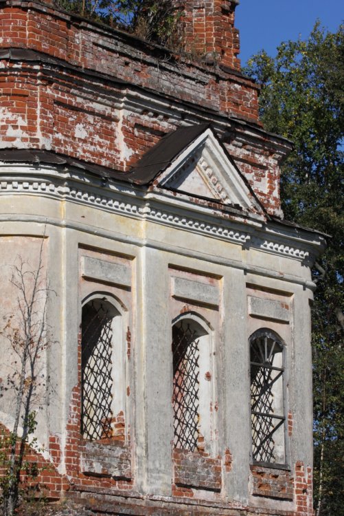 Церковь Петра и Павла, Борисовское, урочище (Борисоглебский район, Ярославская область). архитектурные детали