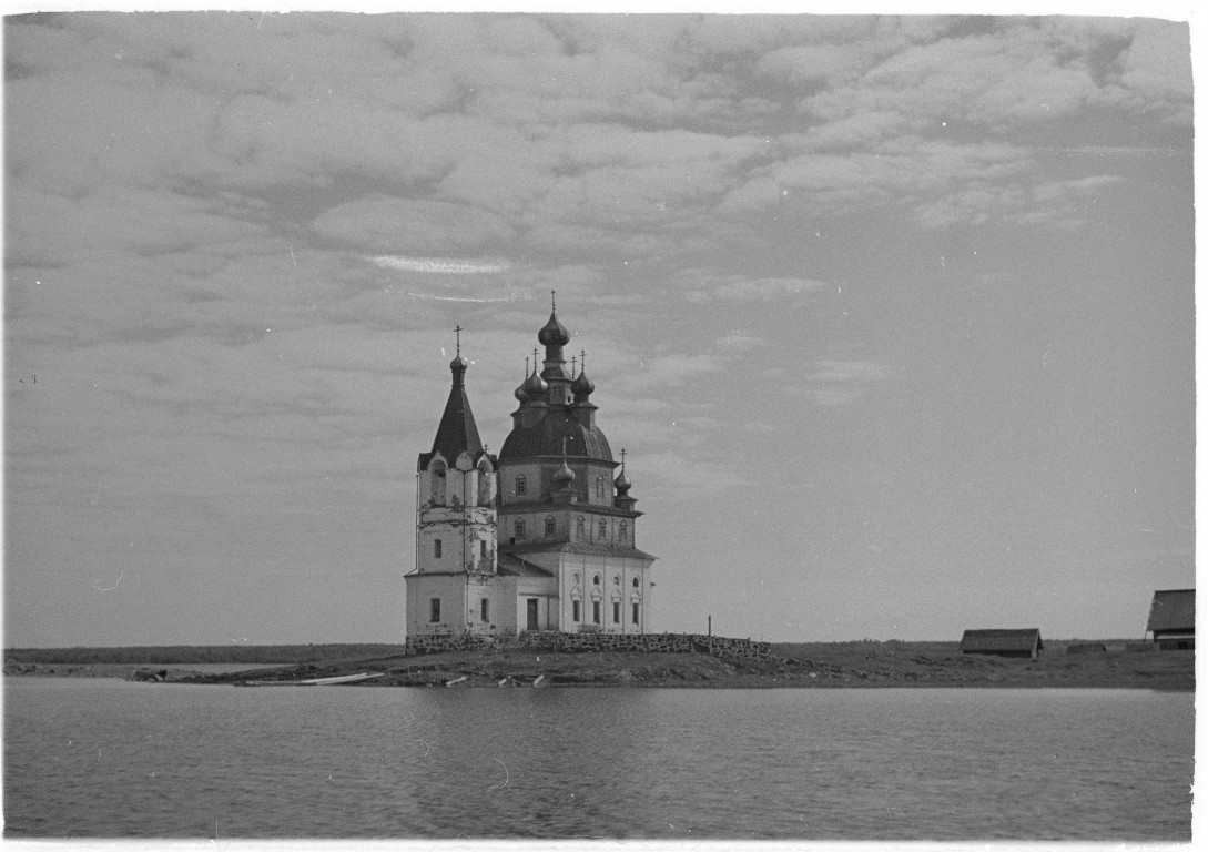 Сенная Губа. Церковь Николая Чудотворца. архивная фотография, Фото 1942 г. из фондов SA-KUVA (Финский военный фотоархив)