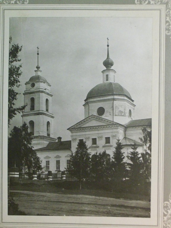 Церковь Успения Пресвятой Богородицы, Богородское (Ивановский район, Ивановская область). архивная фотография, Частная коллекция. Фото 1900-х годов