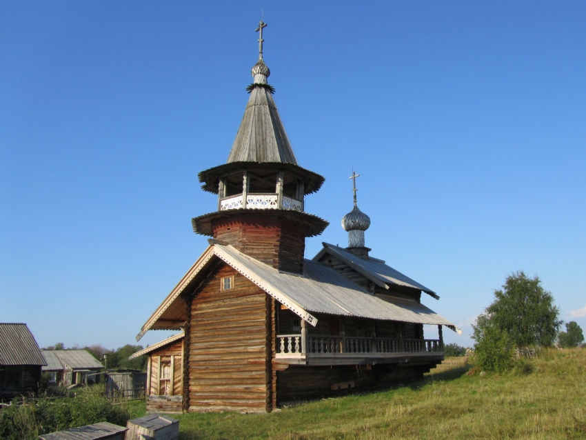 Насоновщина. Часовня Петра и Павла. фасады, вид с юго-запада