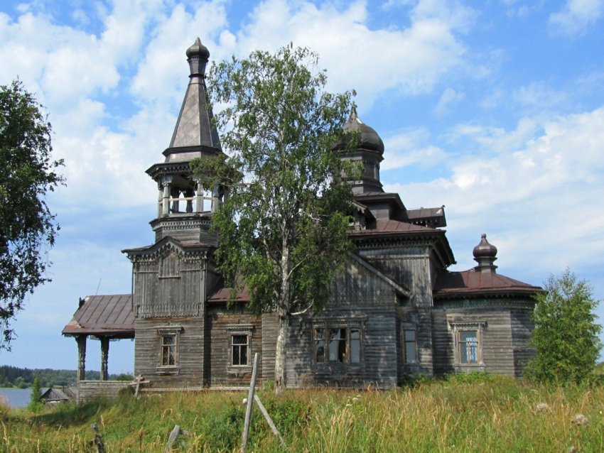 Церковь Иоанна Предтечи, Леликово (Медвежьегорский район, Республика Карелия). фасады, южный фасад