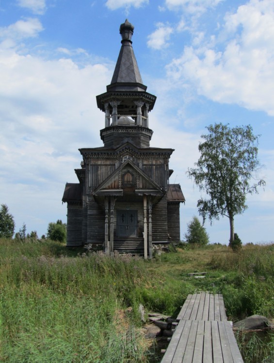 Церковь Иоанна Предтечи, Леликово (Медвежьегорский район, Республика Карелия). фасады, вид с запада