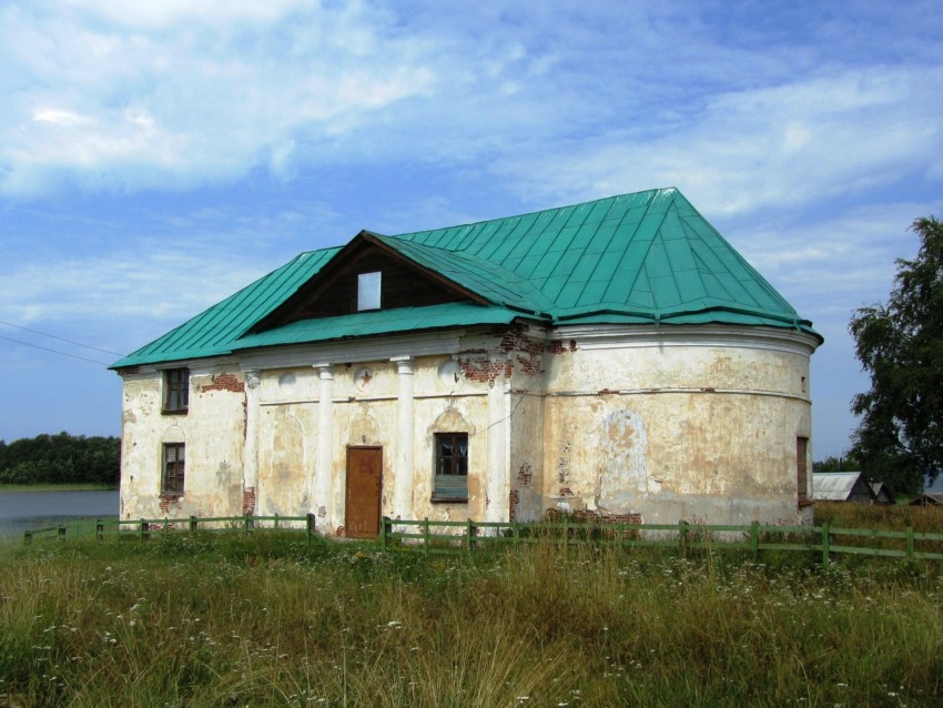 Сенная Губа. Церковь Тихвинской иконы Божией Матери. фасады, вид с юго-востока