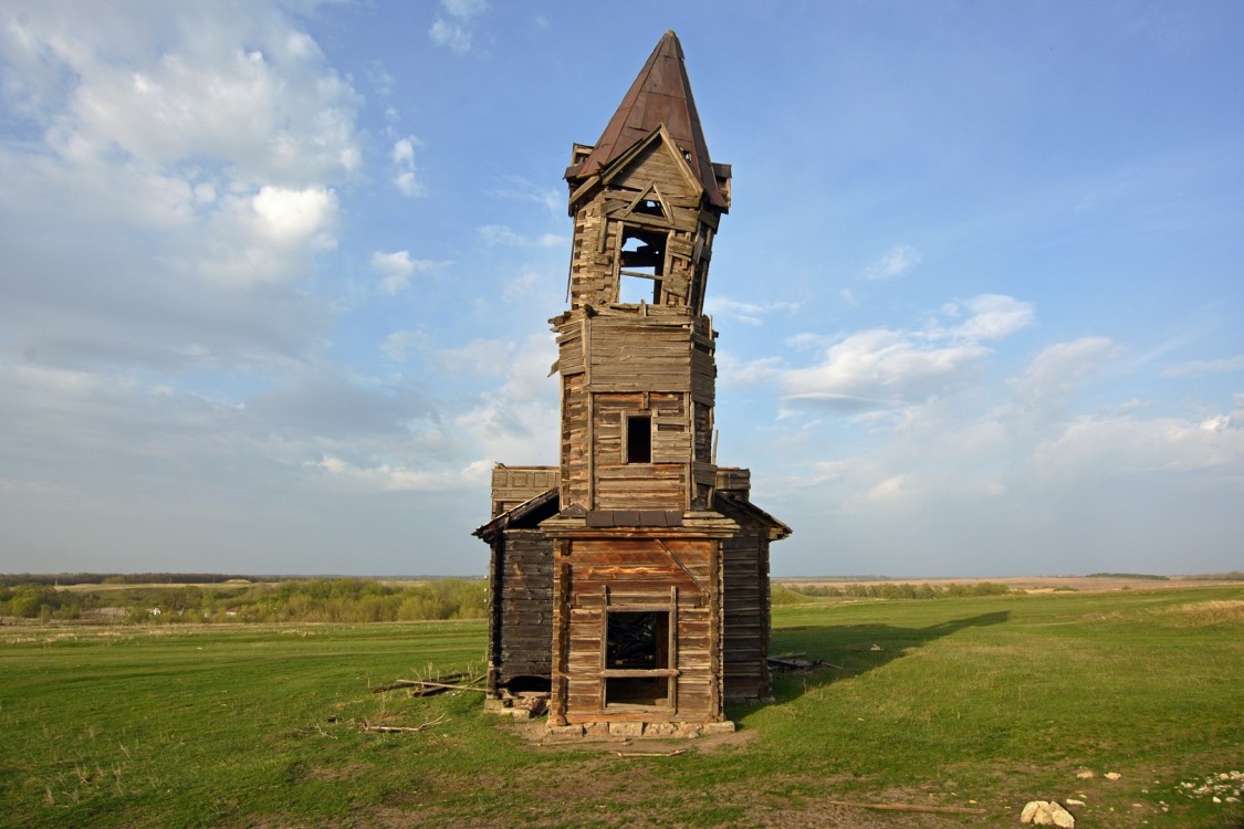 Новая Осиновка. Церковь Михаила Архангела. фасады, Вид с запада