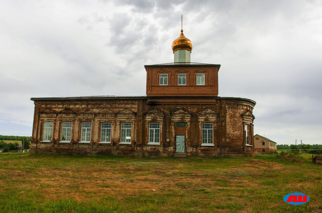 Церковь Казанской иконы Божией Матери, Сластуха (Екатериновский район, Саратовская область). художественные фотографии, Церковь Казанской Божьей матери