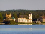 Храмовый комплекс Сенногубского прихода, Восстанавливаемая Тихвинская и Никольская церкви<br>, Сенная Губа, Медвежьегорский район, Республика Карелия