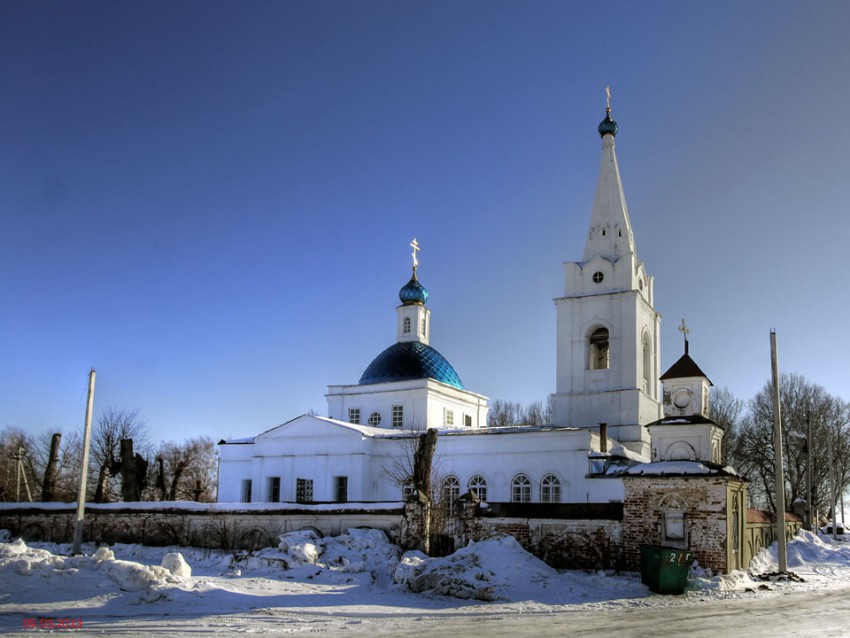 Церковь Казанской иконы Божией Матери, Долгомостьево (Луховицкий городской округ, Московская область). фасады