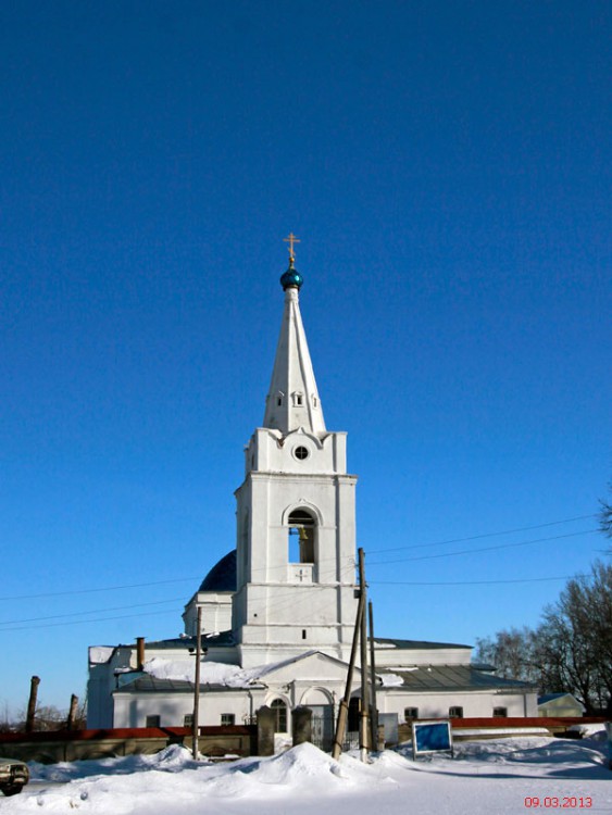 Церковь Казанской иконы Божией Матери, Долгомостьево (Луховицкий городской округ, Московская область). фасады