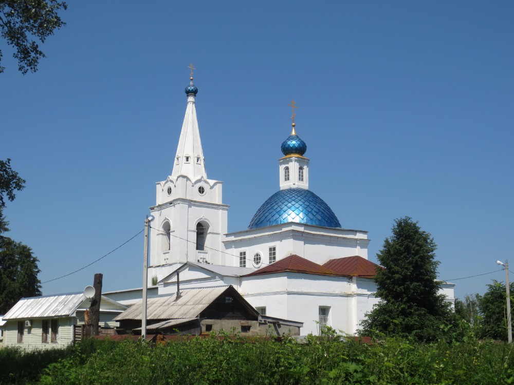 Церковь Казанской иконы Божией Матери, Долгомостьево (Луховицкий городской округ, Московская область). фасады