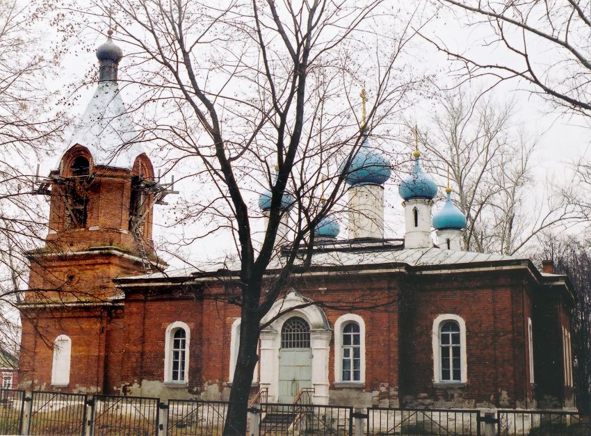 Церковь Преображения Господня, Фруктовая (Луховицкий городской округ, Московская область). общий вид в ландшафте