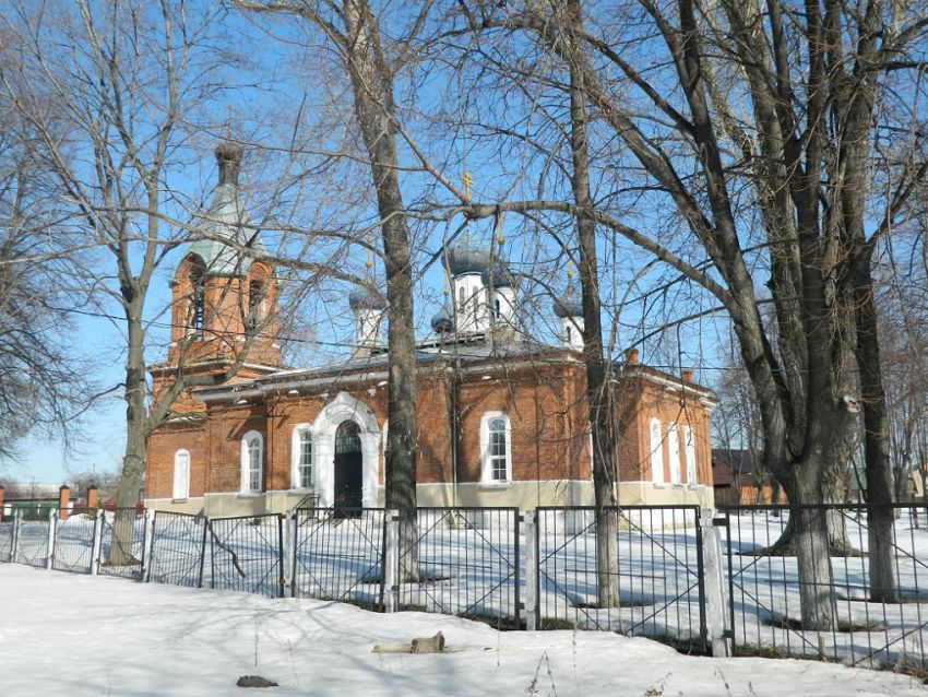 Церковь Преображения Господня, Фруктовая (Луховицкий городской округ, Московская область). фасады, Преображенская церковь в б. с. Горки (ныне п. Фруктовая)