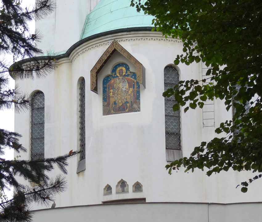 Лейпциг (Leipzig). Церковь Алексия, митрополита Московского. архитектурные детали