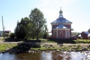 Церковь Введения во храм Пресвятой Богородицы, Вид с востока из-за речки<br>, Тюлюк, Катав-Ивановский район, Челябинская область