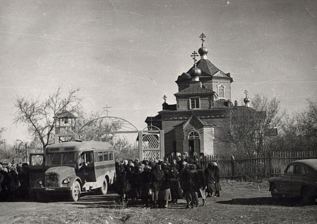 Астана. Собор Константина и Елены. архивная фотография, Фото советского периода