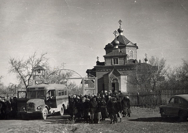 Собор Константина и Елены, Астана (Астана, город, Казахстан). архивная фотография, Фото советского периода