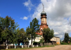 Уржум. Колокольня церкви Митрофана Воронежского