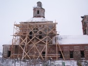 Церковь Благовещения Пресвятой Богородицы, Вид с севера в процессе реставрации<br>, Апраксино, Кашинский городской округ, Тверская область