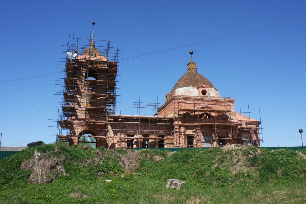 Церковь Покрова Пресвятой Богородицы, Перстенки (Сафоновский район, Смоленская область). документальные фотографии