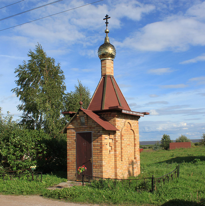 Неизвестная часовня, Троица (Новгородский район, Новгородская область). фасады, Вид с юго-запада