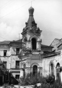 Церковь Трёх Святителей, Старая колокольня Трёхсвятительской церкви, к которой пристроили новое здание храма<br>, Ульяновск, Ульяновск, город, Ульяновская область