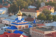 Церковь Трёх Святителей, Вид со смотровой площадки гостиницы "Венец"<br>, Ульяновск, Ульяновск, город, Ульяновская область