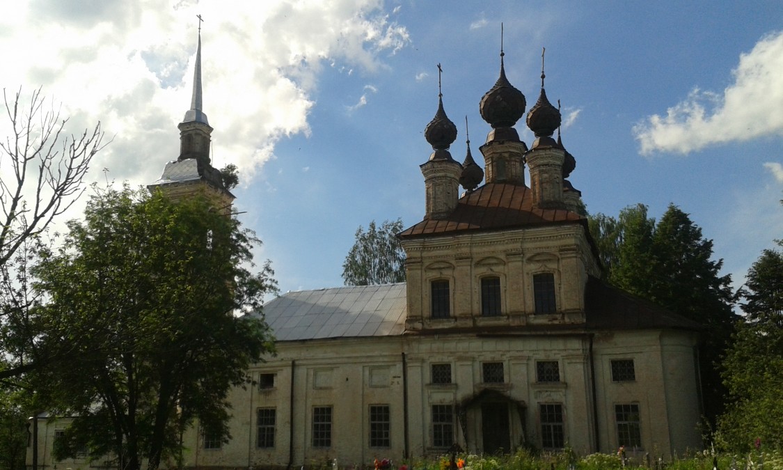 Церковь Успения Пресвятой Богородицы, Романово (Судиславский район, Костромская область). фасады