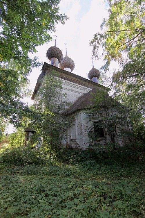 Шахонино. Церковь Воскресения Христова. фасады