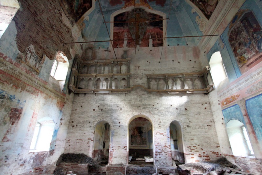 Церковь Воскресения Христова, Шахонино (Даниловский район, Ярославская область). интерьер и убранство