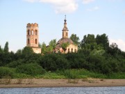 Церковь Николая Чудотворца, Церковь Николая Чудотворца, вид от р.Юг<br>, Фильтяево, Подосиновский район, Кировская область