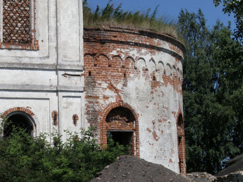 Лучниково. Владимирская Заоникиева пустынь. Собор Владимирской иконы Божией Матери. архитектурные детали, Фрагмент апсиды