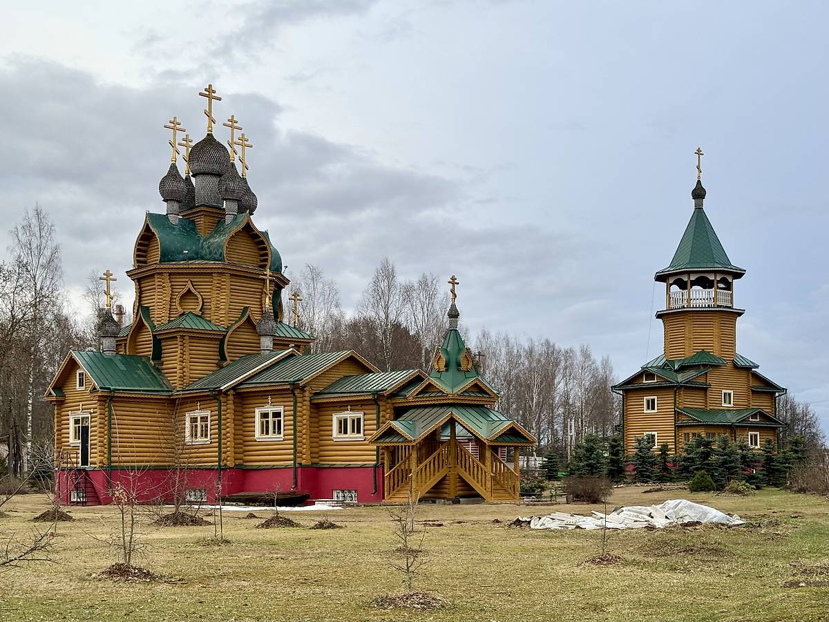 Вид с северо-запада, фасады. Церковь Евфросина Синозерского, Чагода (Чагодощенский район, Вологодская область)