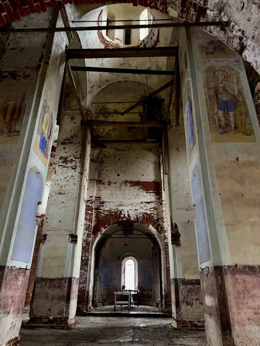 интерьер и убранство. Церковь Троицы Живоначальной, Красно (Вачский район, Нижегородская область)