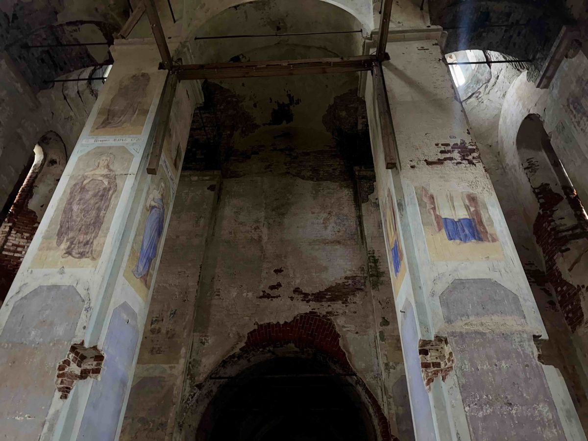 интерьер и убранство. Церковь Троицы Живоначальной, Красно (Вачский район, Нижегородская область)