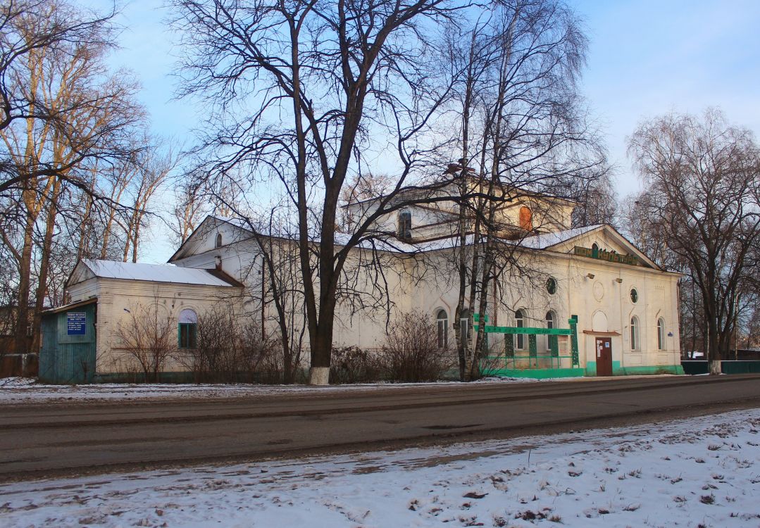 Церковь Богоявления Господня, Кадников (Сокольский район, Вологодская область). общий вид в ландшафте
