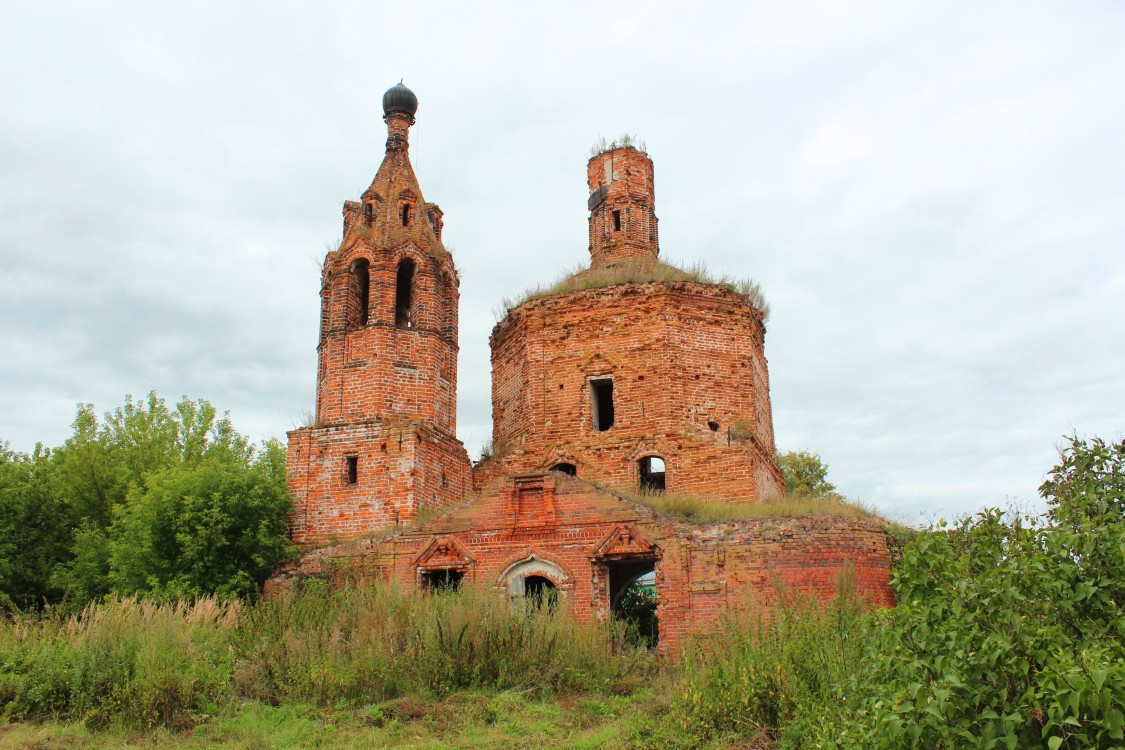 Церковь Воскресения Словущего, Марково (Суворовский район, Тульская область). фасады, Вид с юго-востока
