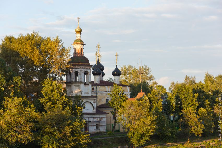 Церковь Успения Пресвятой Богородицы Дмитриевского прихода, Вологда (Вологда, город, Вологодская область). общий вид в ландшафте