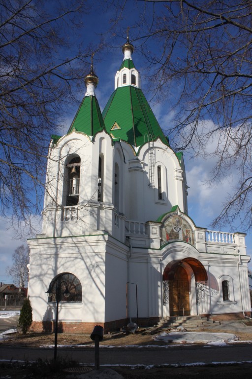 Запрудня. Церковь Спаса Преображения. фасады